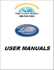 Lathem User Manuals