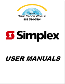 Simplex User Manuals