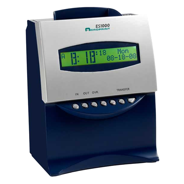 Acroprint ES1000 Atomic Time Totalizing Time Clock