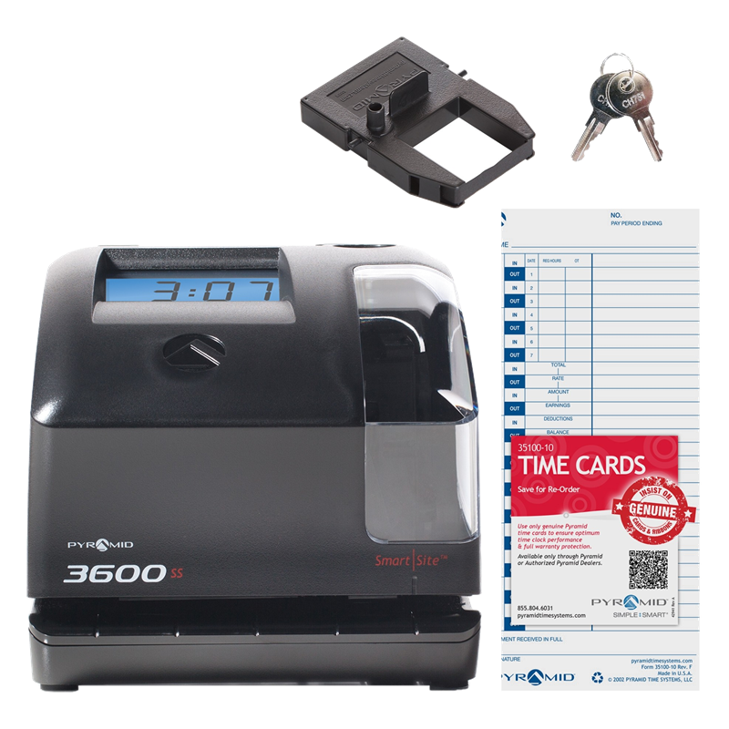 Pyramid 3600ss Electronic Time Clock