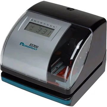 Acroprint ES700 Electronic Time Clock (black & silver)