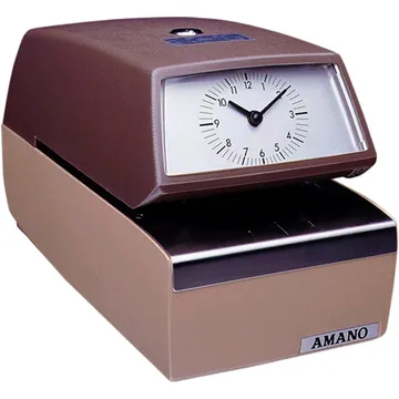 Amano 4846 Time and Date Stamp with Numbering