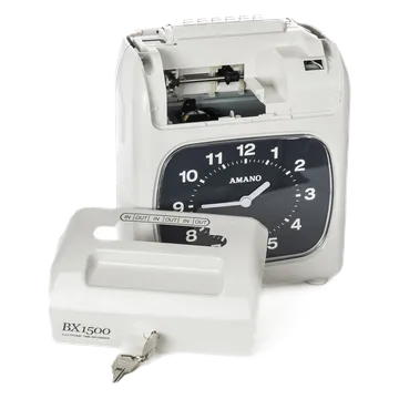 Amano BX1500 Electronic Time Clock, photo 3