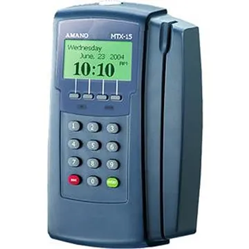 Amano MTX-15 Magnetic Stripe Card Reader Time Clock Terminal