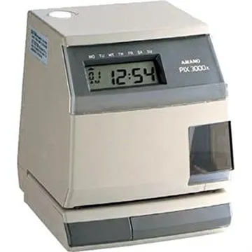 Amano PIX3000 Electronic Time Clock