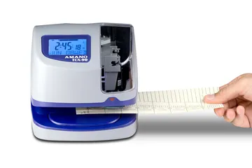 Amano TCX-90 Atomic Electronic Time Clock, photo 3