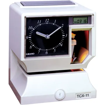 Amano TCX11 "Time Partner" Electronic Time Clock
