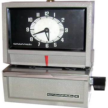 Cincinnati 10,000 series gray Mechanical Time Clock