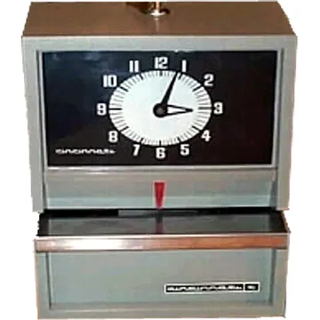 Cincinnati 10,000E series gray Automatic Mechanical Time Clock