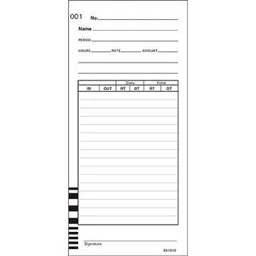 ES1010 Time Card