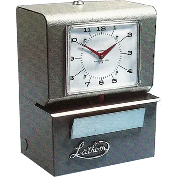 Lathem 4000 series gray Mechanical Time Clock