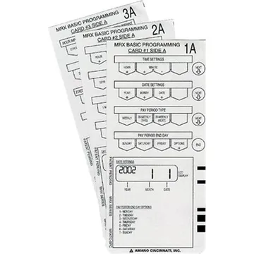 MRX Basic Programming Card Set, photo 1