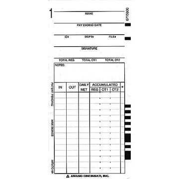 MRX Time Card