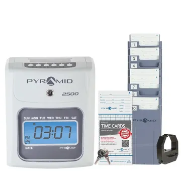 Pyramid 2500 Auto Aligning Time Clock