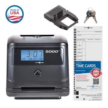 Pyramid 5000+ Auto Totaling Time Clock