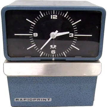 Rapidprint 505 blue-gray Automatic Mechanical Time Clock