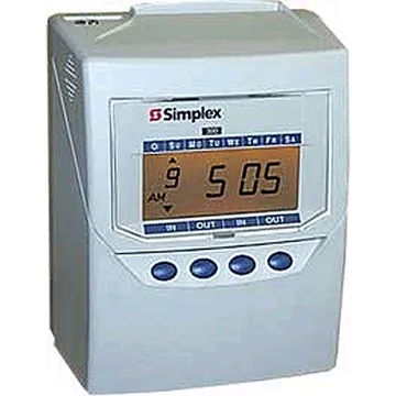 Simplex 1406-9101 - Simplex 300 Electronic Time Clock