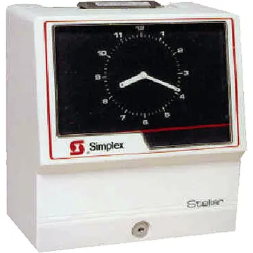 Simplex Stellar Mechanical Time Clock